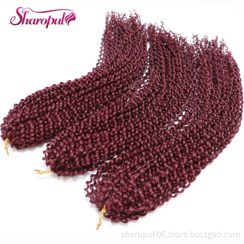 Micro Curly Braids Synthetic Hair Extension 22 Inch 100gram Kinky curly zizi Jumbo hair Extension